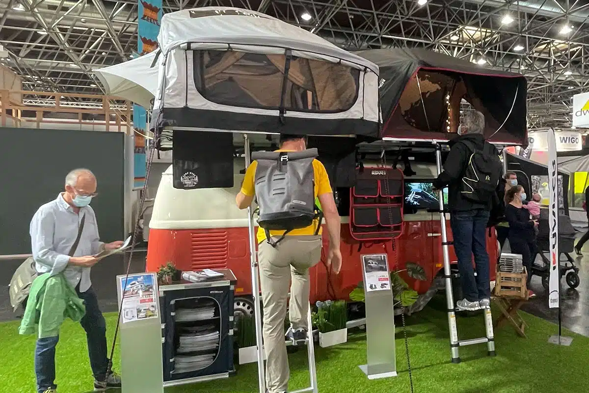 Caravan Salon 2022: neues Dachzelt auf der Messe Dsseldorf berrascht