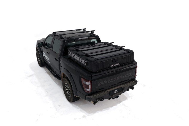 Ford F-150 mit geschlossenem WinTopper Pickup Hardtop, Seitenansicht